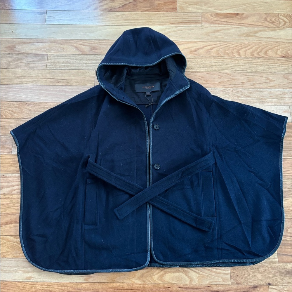 Coach wool cape